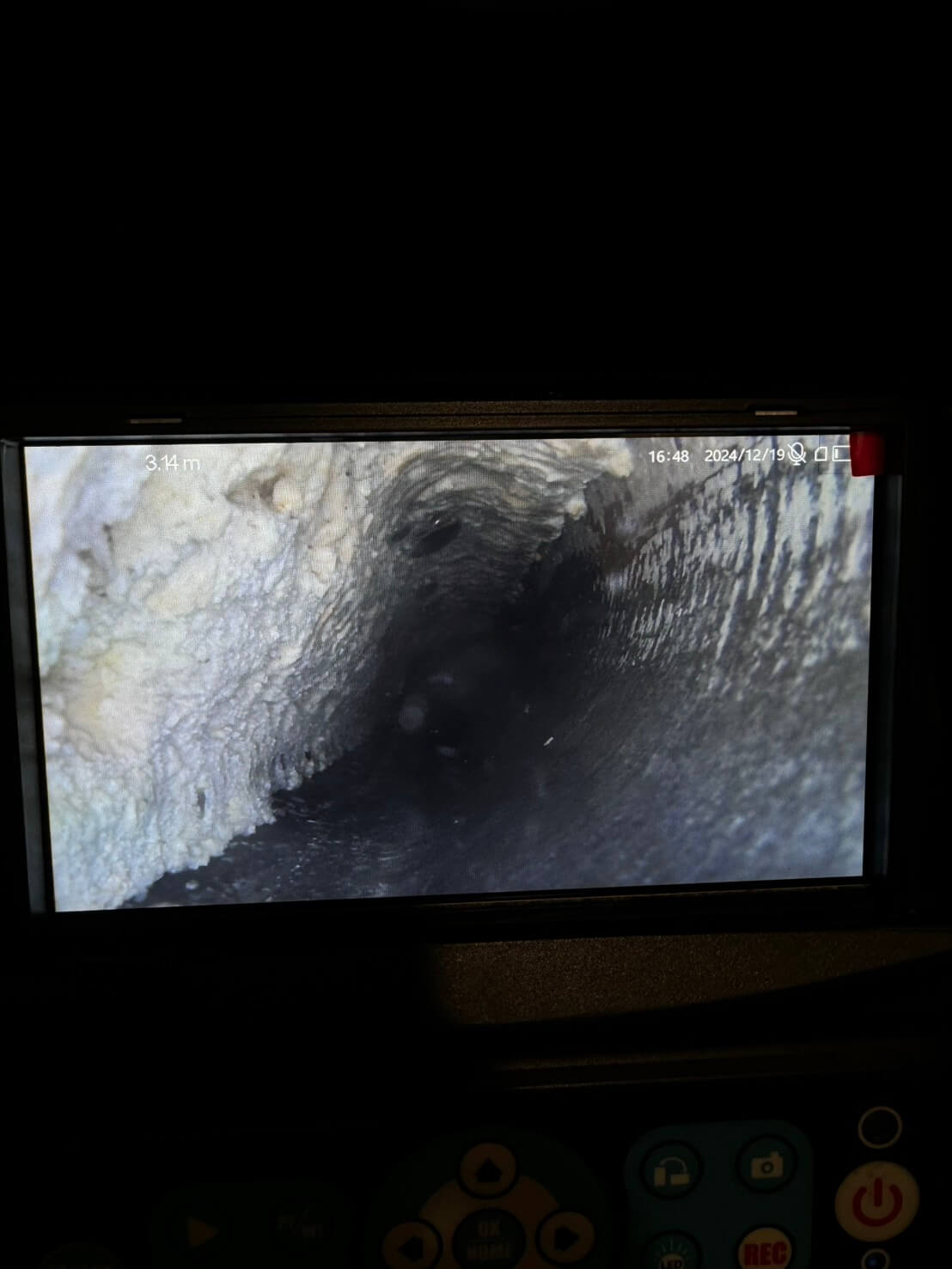 彰化溪湖鎮排水管樹根入侵內視鏡檢測
